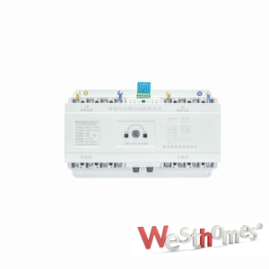 100A AC 400V 4P Interruptor de transferencia inteligente MCCB Controlador incorporado WCQ2A1
