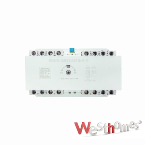 400A AC 400V 4P Interruptor de transferencia inteligente MCCB Controlador incorporado WCQ2A1